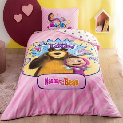 Детски спален комплект TAC DISNEY MASHA AND THE BEAR SUPER CUTE