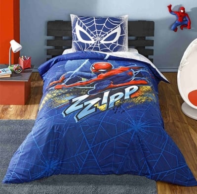 Детски спален комплект ТАС DISNEY SPIDERMAN BLUE CITY 
