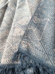 Двулицево памучно одеяло - двоен размер GRAPHIC/BLUE