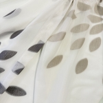 Воал с абстрактен флорален мотив