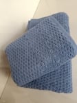 Хавлиена кърпа от микропамук 50/90 опушено синьо